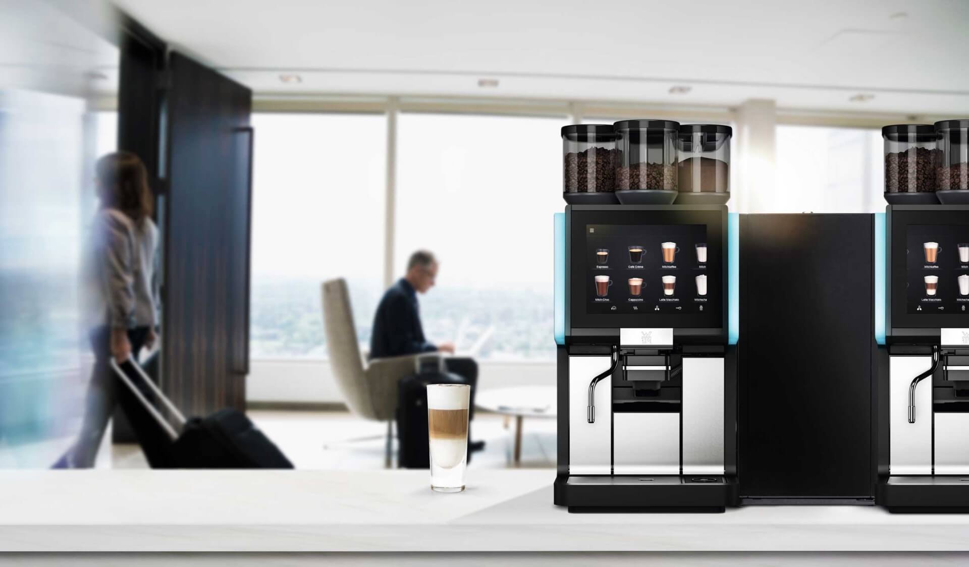 Coffee machines & equipment in commercial office area Perth